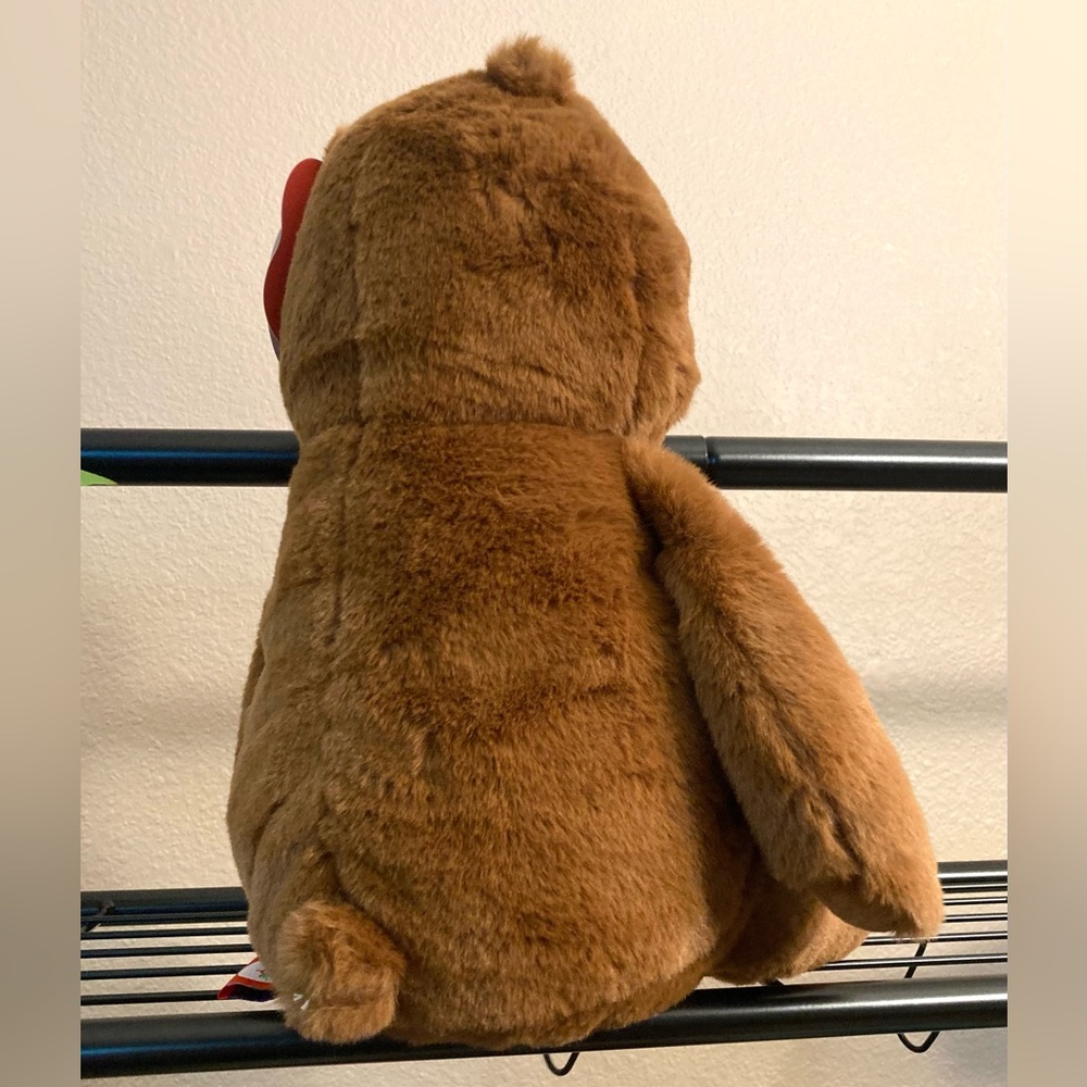 12” Bear Stuffed Animal Gigglescape plush sitting NEW - Picture 5 of 5